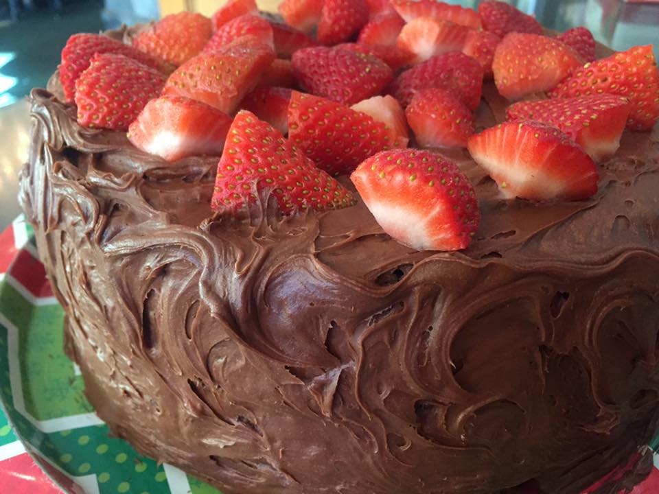 ChocolateCakeStrawberry